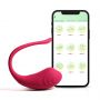 Jajeczko wibrujące App Love z aplikacją czerwone silikonowe 9,6 cm - 17