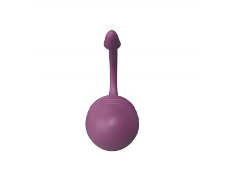 Jajeczko silikonowe wibrujące z aplikacją App Love Egg fioletowe 9,6 cm