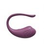 Jajeczko silikonowe wibrujące z aplikacją App Love Egg fioletowe 9,6 cm - 3