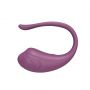 Jajeczko silikonowe wibrujące z aplikacją App Love Egg fioletowe 9,6 cm - 5
