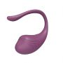Jajeczko silikonowe wibrujące z aplikacją App Love Egg fioletowe 9,6 cm - 4