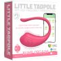Jajeczko silikonowe wibrujące z aplikacją App Love Egg fioletowe 9,6 cm - 14