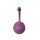 Jajeczko silikonowe wibrujące z aplikacją App Love Egg fioletowe 9,6 cm