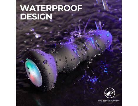 Wibrujący korek analny oświetleniowy silikonowy wodoodporny B Series Cute - 5