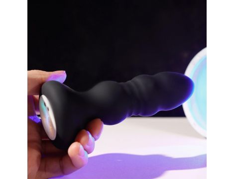 Wibrujący korek analny oświetleniowy silikonowy wodoodporny B Series Cute - 10