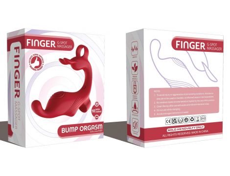 Masażer palcowy punktu G B Series Cute silikonowy USB - 9