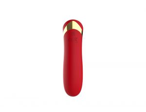 Wibrator szminkowy silikonowy czerwony B Series Cute USB 10 cm