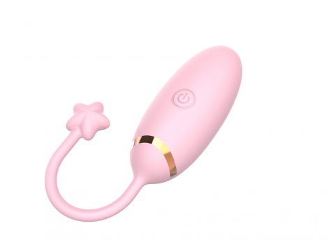 Jajko wibrujące z aplikacją B Series Cute silikonowe 8 cm - 4