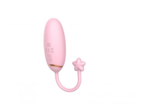 Jajko wibrujące z aplikacją B Series Cute silikonowe 8 cm - 3