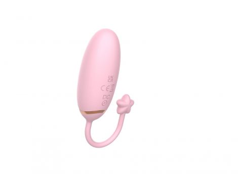 Jajko wibrujące z aplikacją B Series Cute silikonowe 8 cm - 5