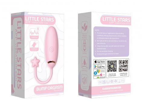 Jajko wibrujące z aplikacją B Series Cute silikonowe 8 cm - 6