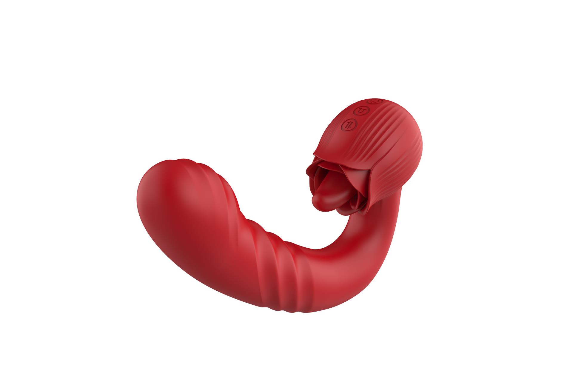 Rose Thrusting Vibrator