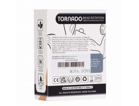 Masażer prostaty Tornado obrotowy silikonowy B Series Cute 14 cm - 4