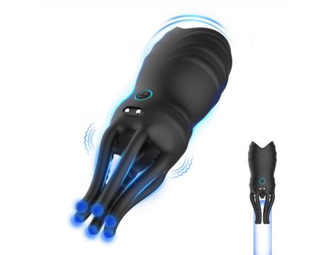 Stymulator wibracyjny ośmiornica silikonowy B Series Cute wodoodporny USB - 9