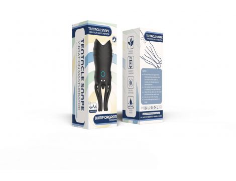 Stymulator wibracyjny ośmiornica silikonowy B Series Cute wodoodporny USB - 11