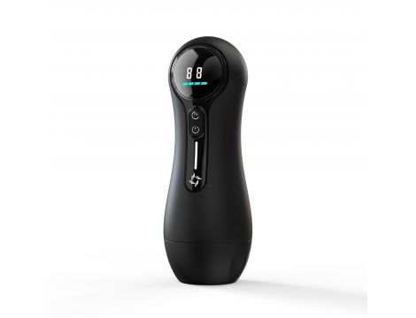 Automatyczny masturbator z ssaniem i wibracją B-Series Cute czarny USB - 4