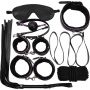 Fetish Fever - Bondage Set - 7 pieces - Black - 4
