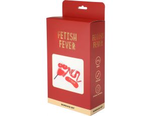 Fetish Fever - Bondage Set - 5 pieces - Red