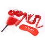Fetish Fever - Bondage Set - 5 pieces - Red - 4