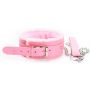 Fetish Fever - Collar with leash - Pink - 3