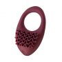 Pierścień wibrujący Pure Passion Stellar silikonowy czerwony 7,5 cm - 2