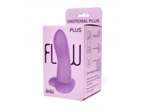 Dildo Flow Emotional Plus fioletowe silikonowe - 4