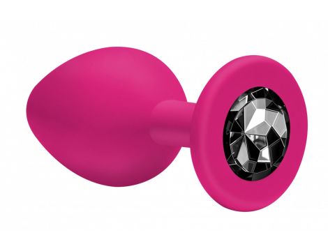 Plug-Anal Emotions Cutie Small Pink black crystal - 2