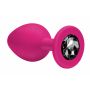 Plug-Anal Emotions Cutie Small Pink black crystal - 3