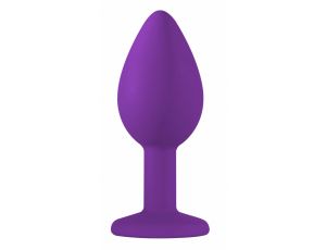 Plug-Anal Emotions Cutie Small PURPLE light Blue crystal