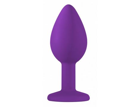 Plug-Anal Emotions Cutie Small PURPLE light Blue crystal