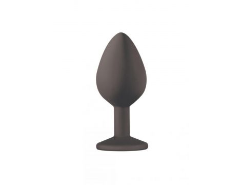 Plug-Anal Plug Emotions Cutie Medium Black golden crystal - 2