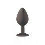 Plug-Anal Plug Emotions Cutie Medium Black golden crystal - 3