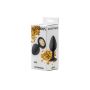 Plug-Anal Plug Emotions Cutie Medium Black golden crystal - 4