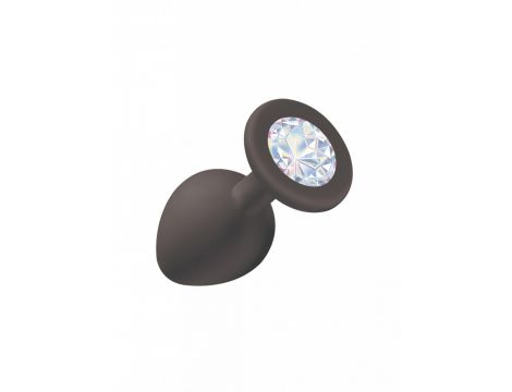 Plug-Anal Plug Emotions Cutie Medium Black Clear crystal - 2