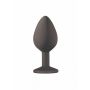 Plug-Anal Plug Emotions Cutie Medium Black Clear crystal - 2