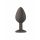 Plug-Anal Plug Emotions Cutie Medium Black Clear crystal