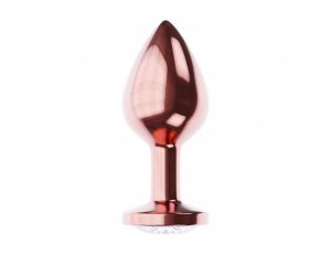 Plug-Butt Plug Diamond Moonstone Shine S Rose Gold
