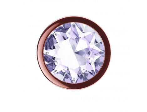 Plug-Butt Plug Diamond Moonstone Shine S Rose Gold - 3
