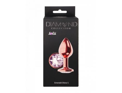 Plug-Butt Plug Diamond Moonstone Shine S Rose Gold - 5