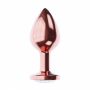 Plug-Butt Plug Diamond Moonstone Shine S Rose Gold - 2