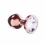 Plug-Butt Plug Diamond Moonstone Shine S Rose Gold - 3