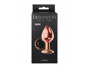 Plug-Butt Plug Diamond Jet Shine L Rose Gold