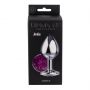 Enlarged Anal Plug Diamond Purple Sparkle XL - 4