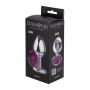 Enlarged Anal Plug Diamond Purple Sparkle XL - 5