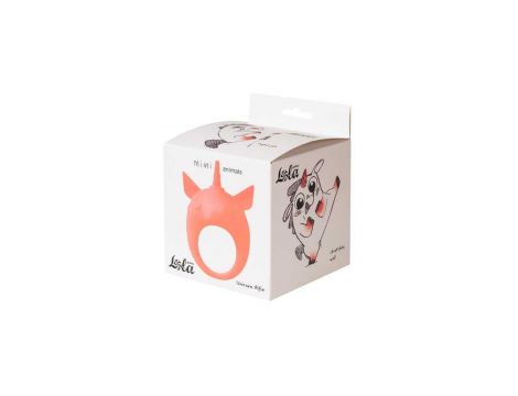 Pierścień- Vibrating Cockring MiMi Animals Unicorn Alfie Orange - 2