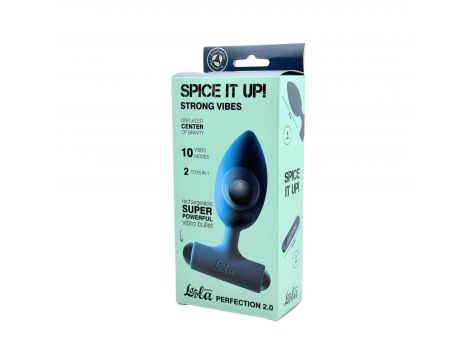 Korek analny wibrujący Spice It Up Perfection 2.0 ładowalny - 3