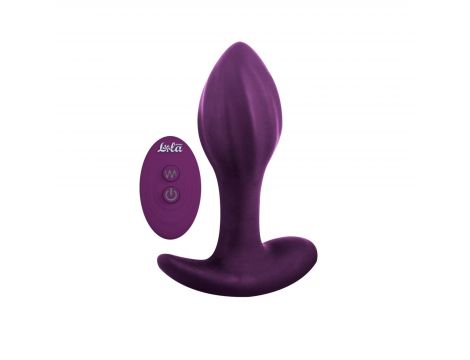 Double Silicone Vibrating Anal Plug Spice it Up Charm