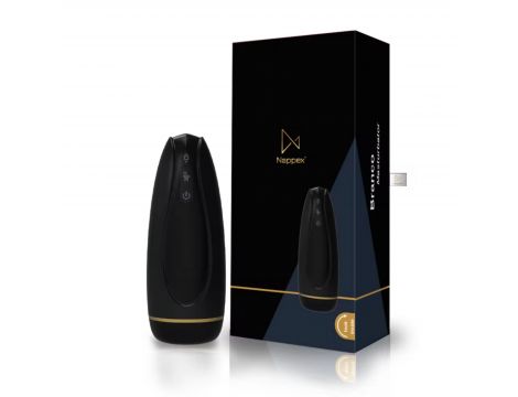 Masturbator - Nappex™ Branco Black - Premium Mastubators (10 Languages - 8