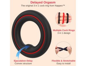 Cockring - Nappex™ Fuego - Premium Cockrings (10 Languages)