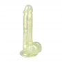 Dildo żelowe perłowe Pearl złote 20,5 cm - 3
